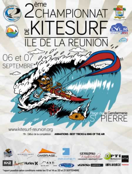 Championnat kitesurf Réunion 2014