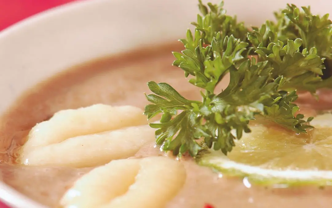 Recette lentilles : Bouillon léger lentilles Cilaos et gnocchis