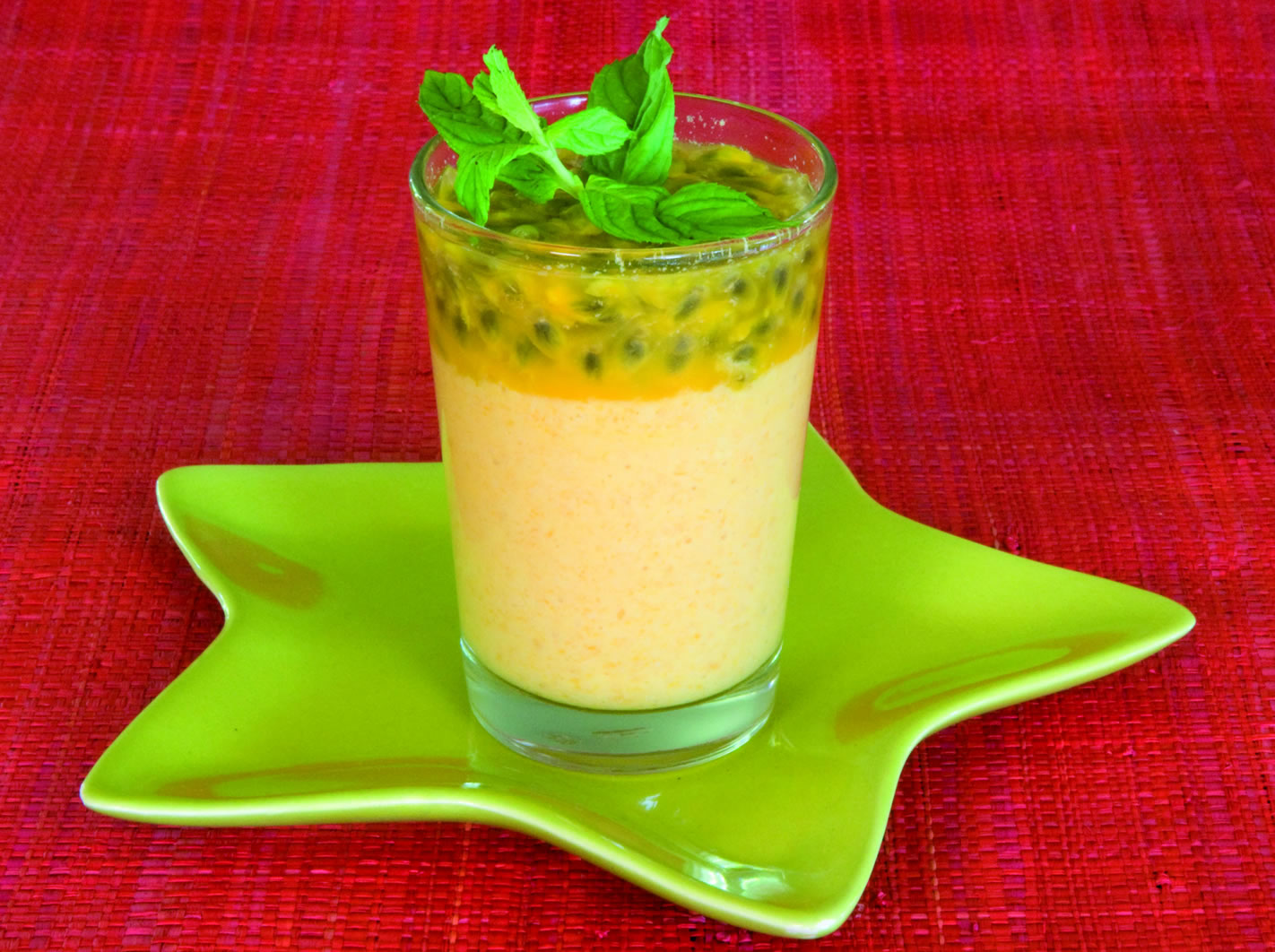 Recette dessert recette verrine mangue et fruit de la passion