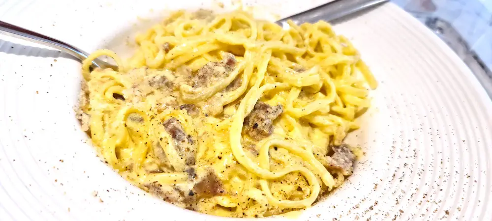 Spaghettis carbonara