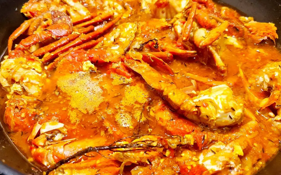 Recette du cari de crabes a la creole 974