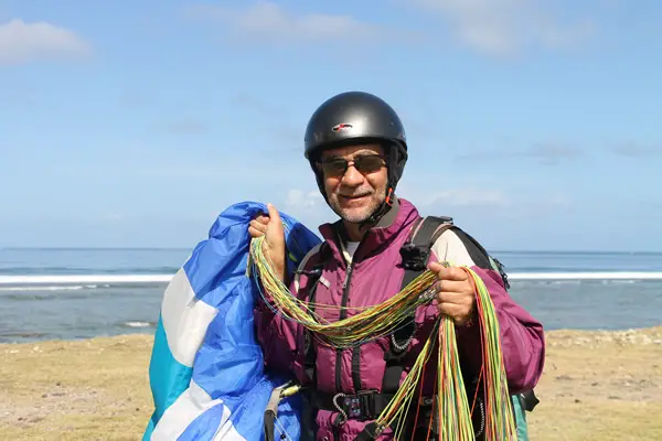Gilles Gigant, l’un des Pionniers du parapente à La Réunion