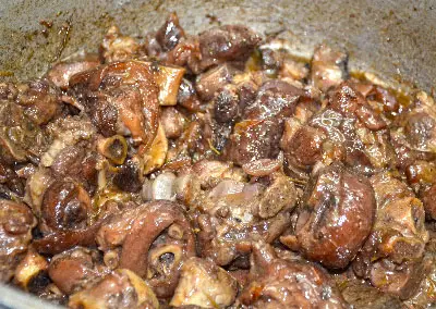 Recette de civet ou de cari patte cochon à la créole