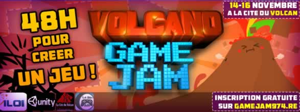 Volcano Game Jam à la Cité du Volcan