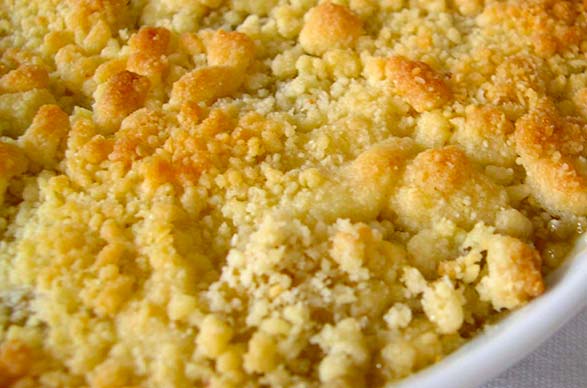 Recette gourmande : crumble aux pommes