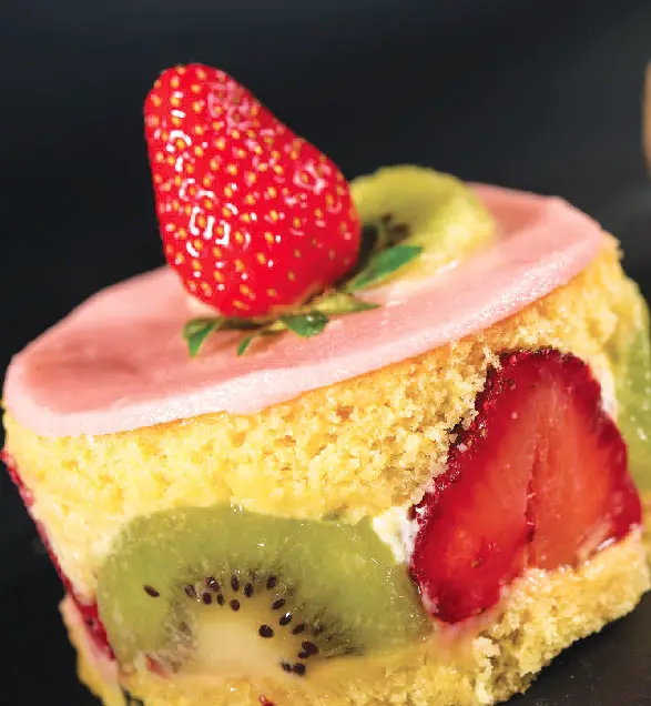 recette fraisier kiwi