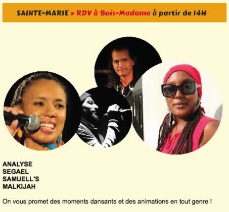Programme Kaloo Bang festival Réunion 2014