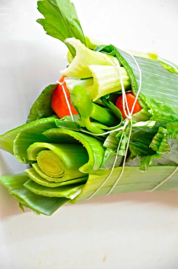 Bouquet garni pour la préparation du bouillon