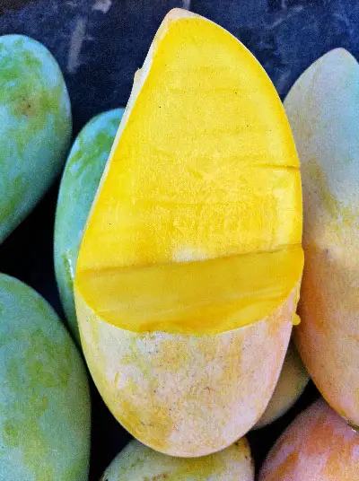 Mangue Thaïlande sur les marchés de la Réunion