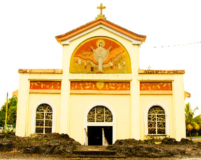 Eglise de Notre Dame des Laves à Sainte Rose