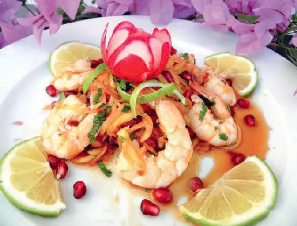 Recette Thai : Recette Salade de papaye verte aux crevettes