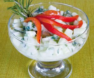 Recette salade concombre coriandre