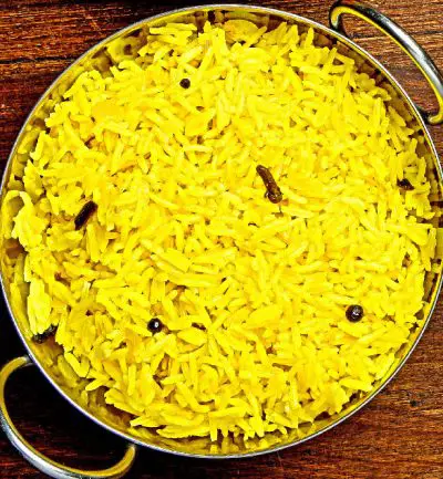 Recette Riz Jaune de la Réunion