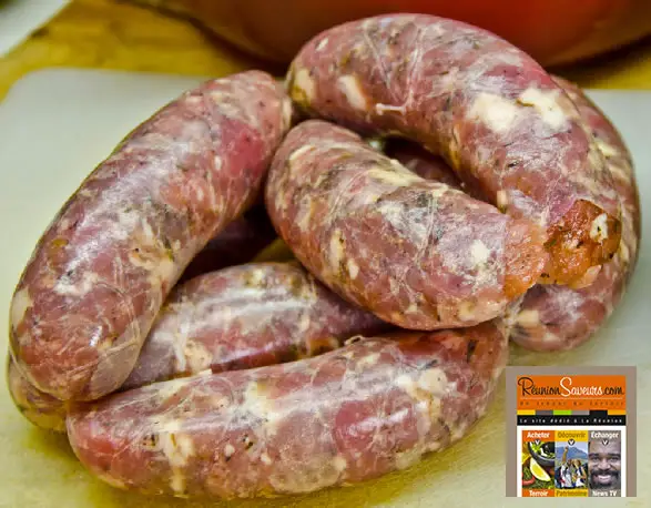 saucisses fraiches pour rougail en recettes réunionnaises