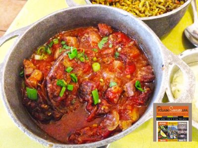 Recette rougail zandouille Réunion ou cari zandouillette fumée