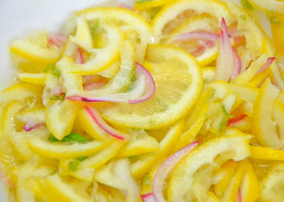 Recette citron : la sauce aux citrons jaunes