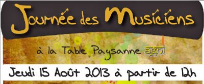 Table Agni : Journée des musiciens – La Table d hotes